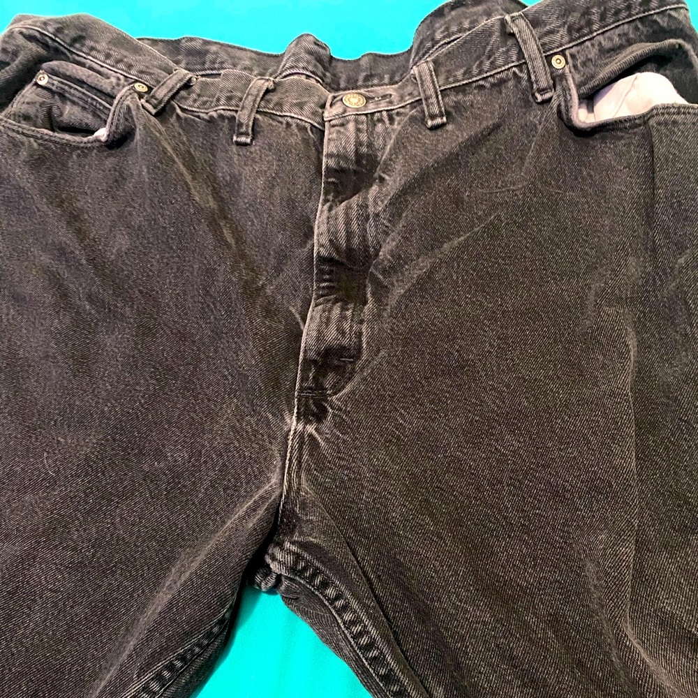Wrangler black washed jeans